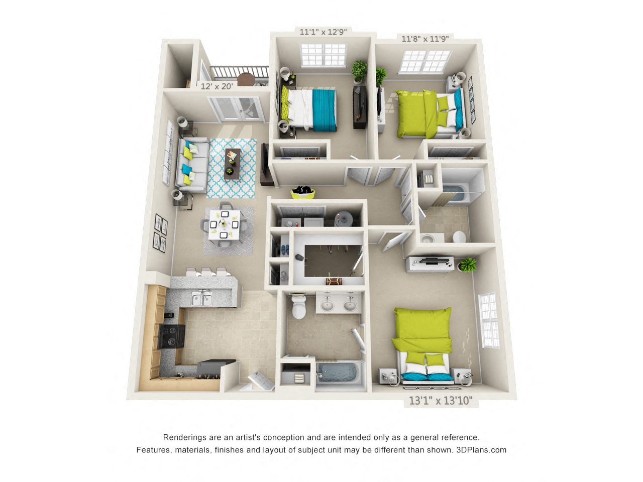 The Tannenbaum Floor Plan at Hawthorne Horse Pen Creek Greensboro, NC
